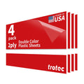Trotec TroLase 12in x 24in x 1/8in Red/White Laser Engraving Sheet