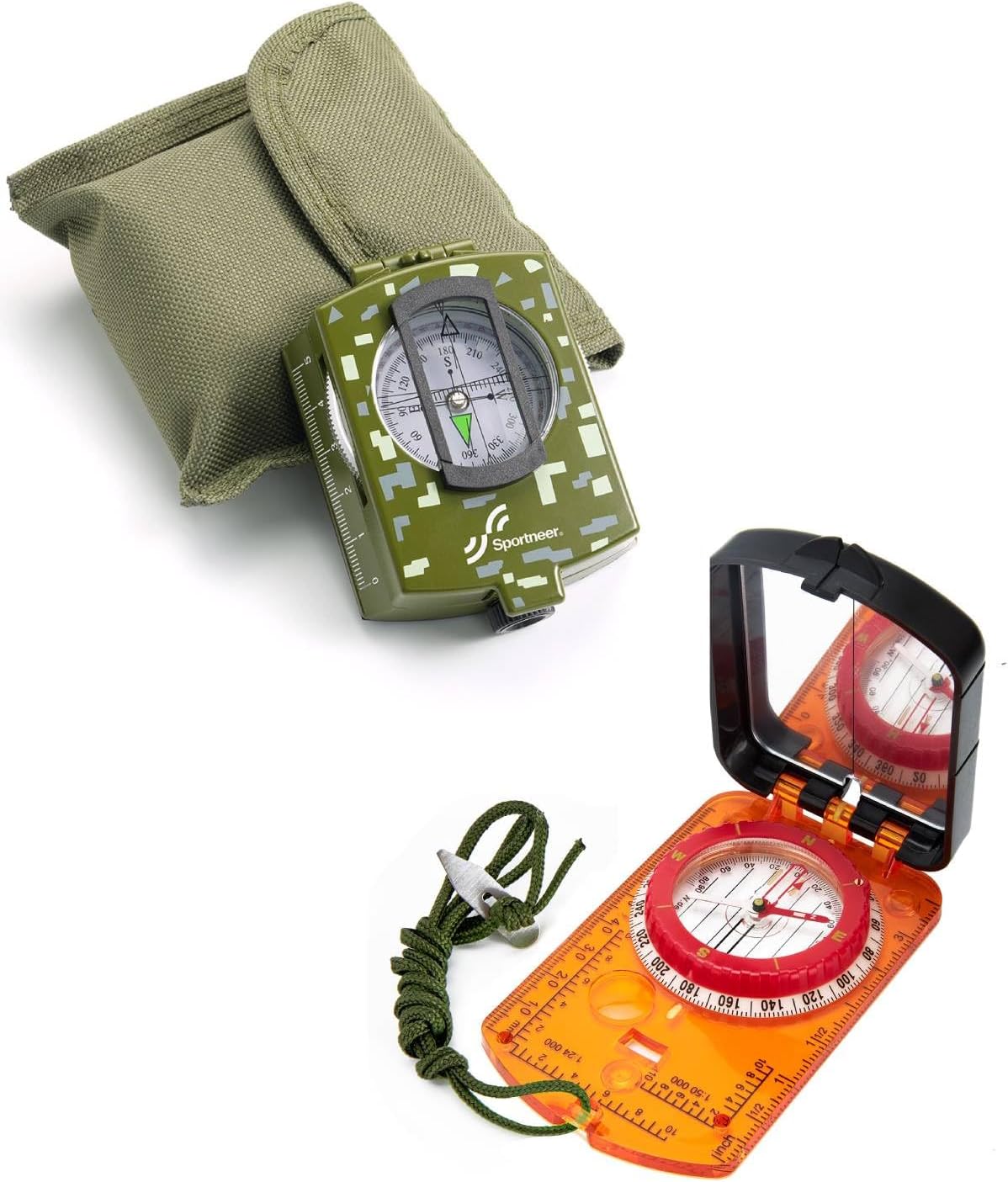 Sportneer Military Grade Boy Scout Compass