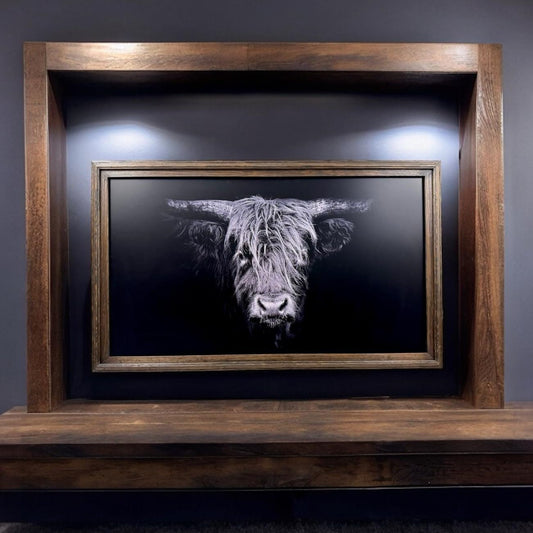 Handmade Rustic Wood TV Frame for 55 Samsung The Frame TV