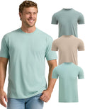 True Classic Mens T-Shirts Short Sleeve Crew Neck - Comfortable