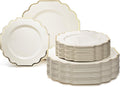 OCCASIONS 120 Plates Pack (60 Guests) - Elegant Disposable China Look