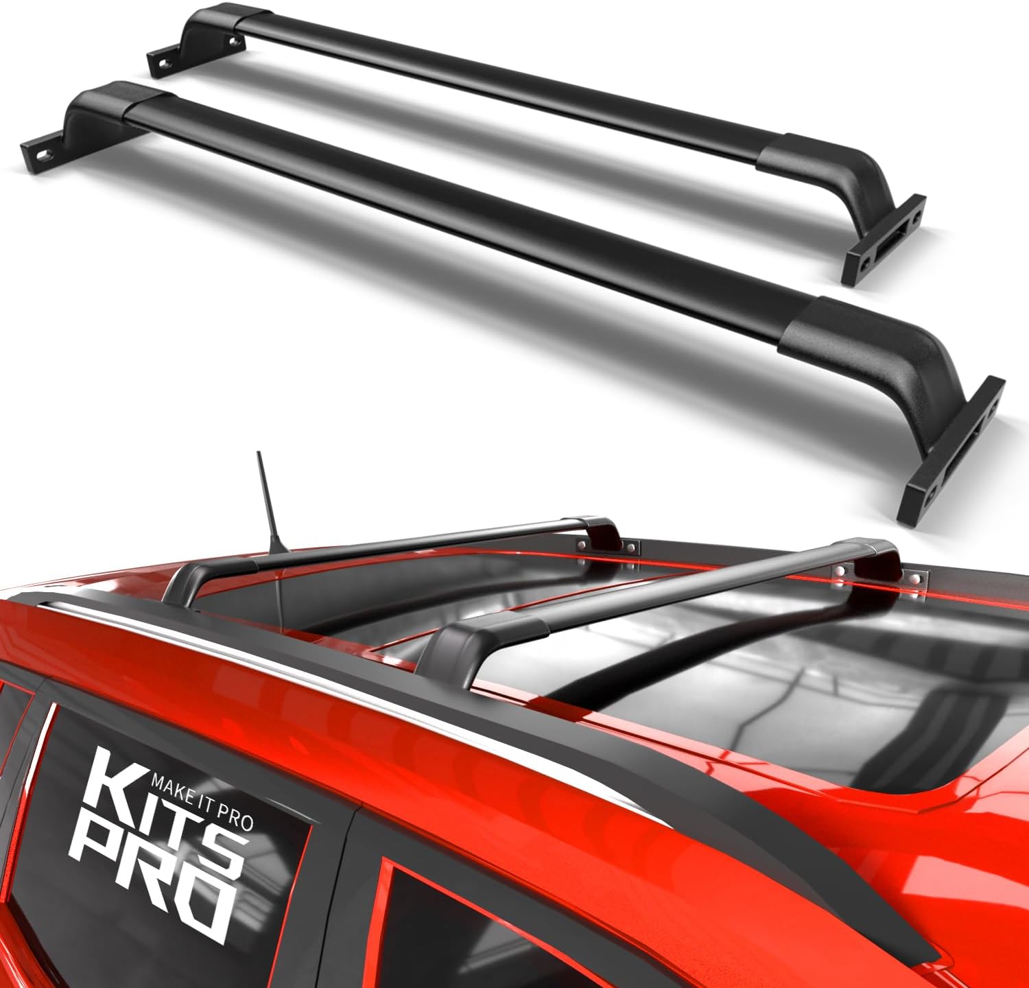 260lb Roof Rack Cross Bars for 2018-2025 Jeep Compass
