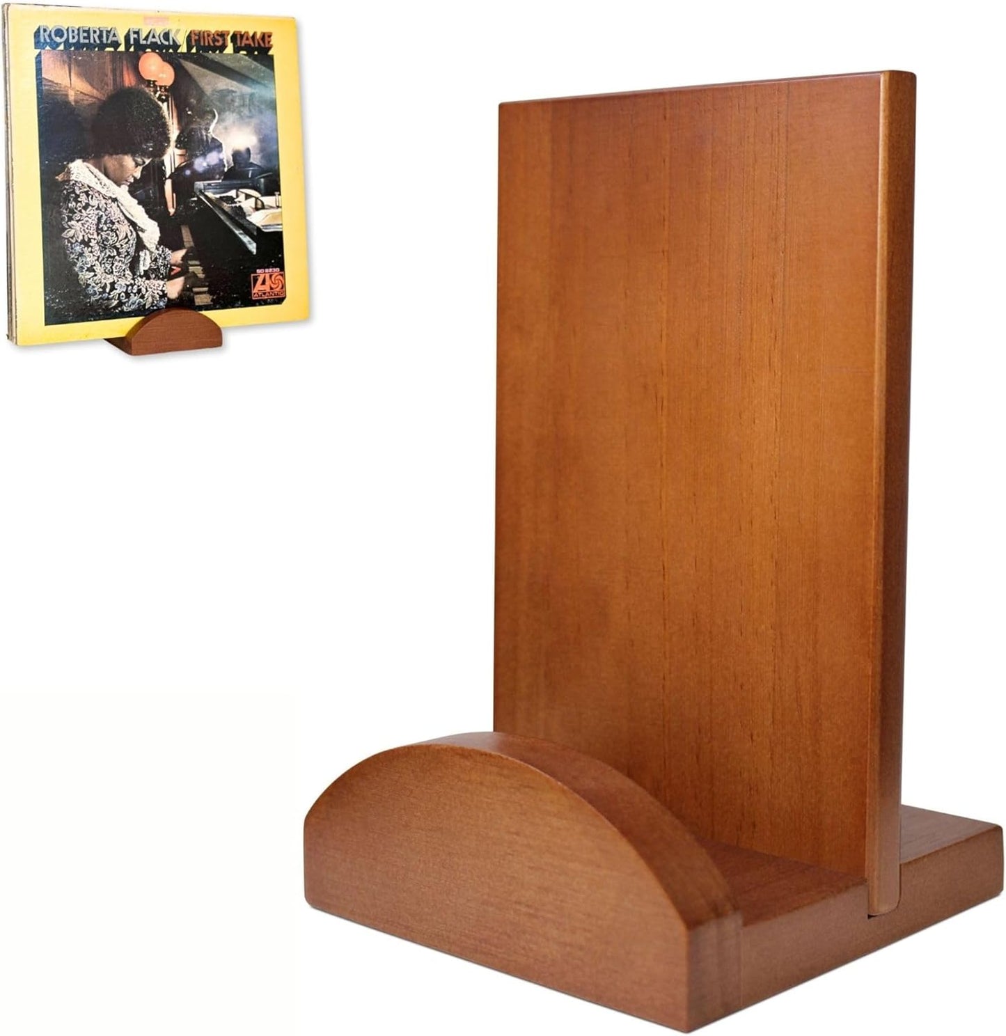 Solid Wood Vinyl Record & Laptop Stand