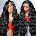 13x6 Lace Front Wigs Human Hair Body Wave 24 in - Natural Look