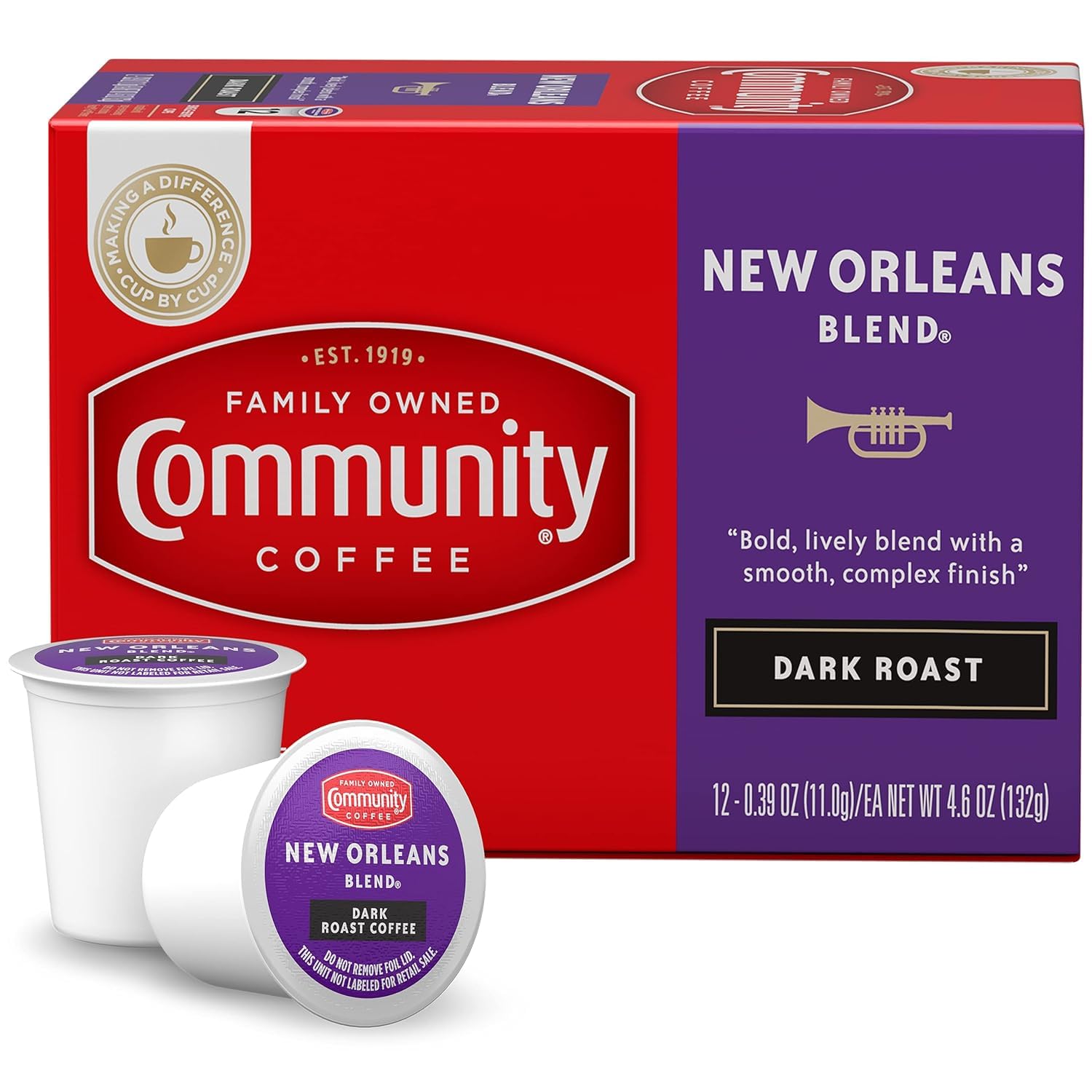 New Orleans Blend Coffee Pods for Keurig 2.0 - Special Dark Roast