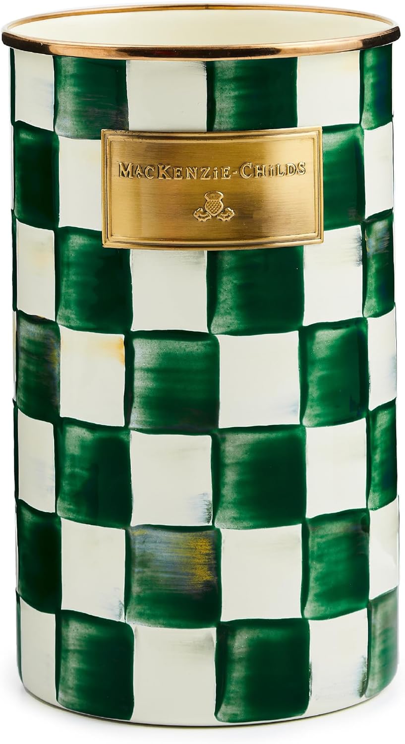 MACKENZIE-CHILDS Enamel Utensil Holder for Stylish Kitchens