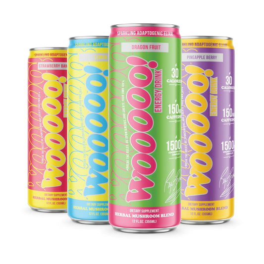 Wooooo! Energy Sparkling Adaptogenic Mushroom Drink Review