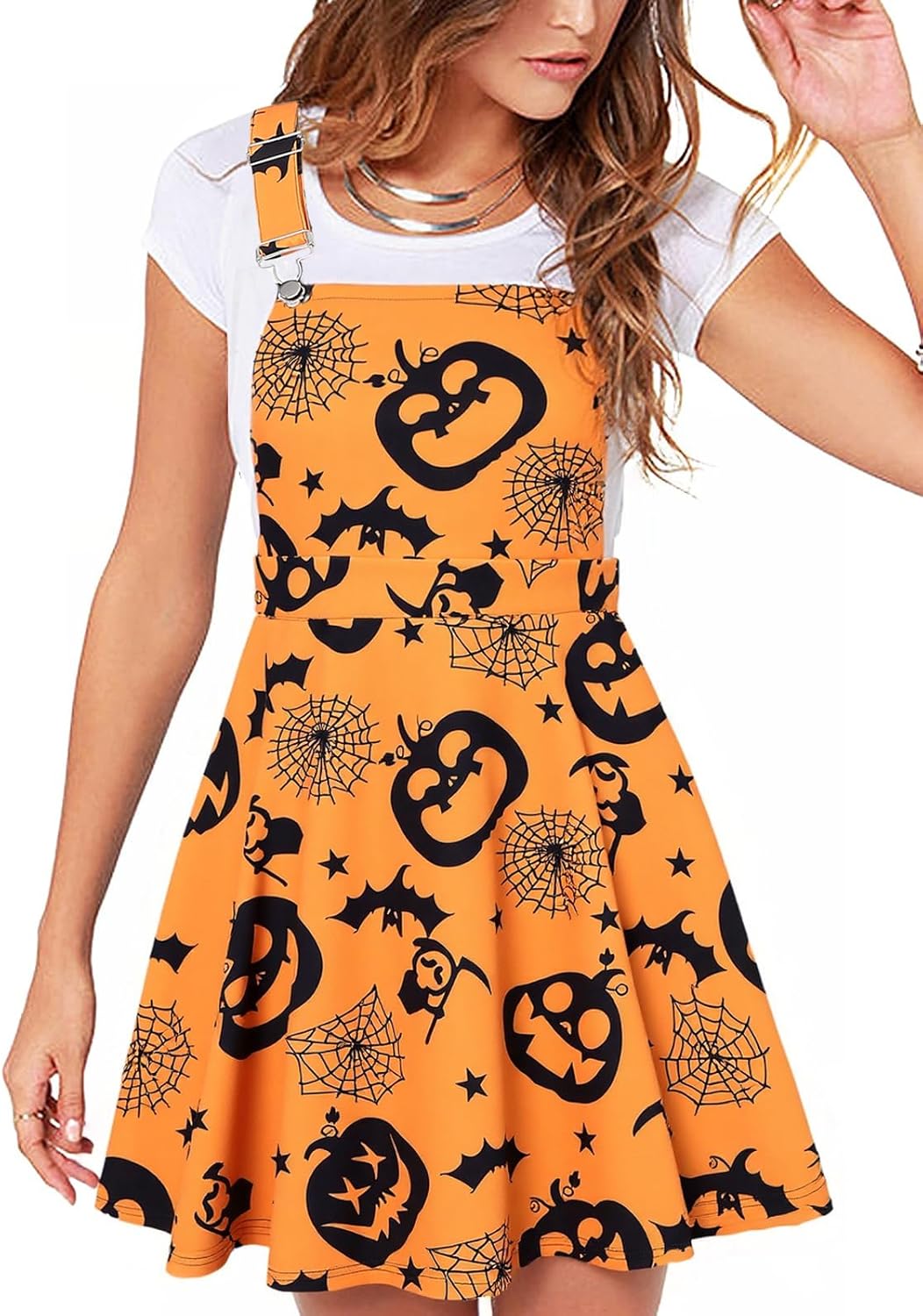 YOINS Overall Pinafore Dresses for Women with Adjustable Straps
