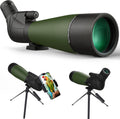 25-75X80/100 Spotting Scopes for Target Shooting - HD Zoom Optic