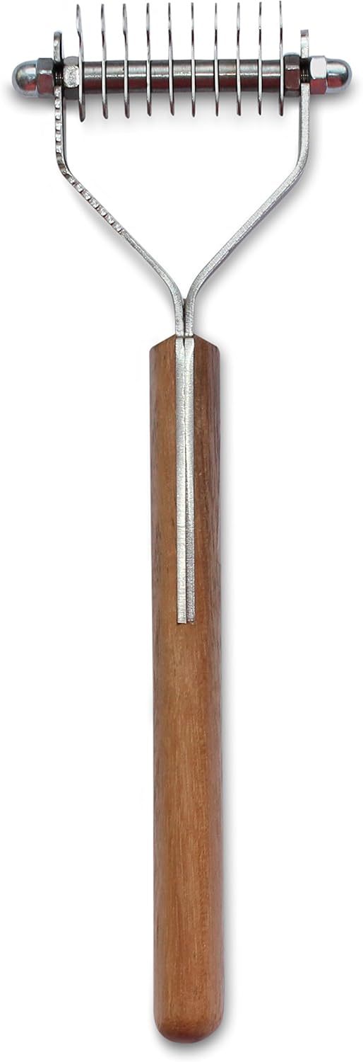 Mars Coat King Blunt Dematting Rake for Dogs and Cats, 10-Blade