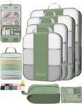 Compression Packing Cubes for Travel Essentials - Space Saving Set