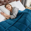 Weighted Blanket for Adults 15lbs 60x80 Queen Size - Cooling Comfort