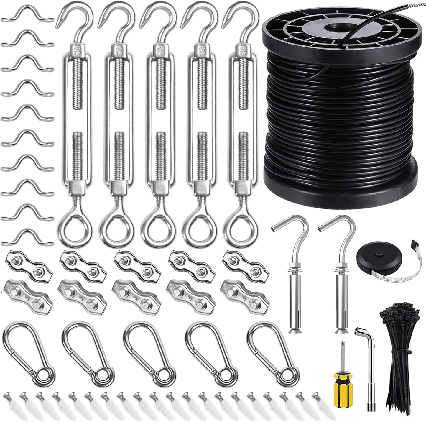BLIKA String Light Hanging Kits for Outdoor and Indoor Use