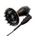 Defrizzion Travel Hair Dryer with Large Diffuser - Fast Drying