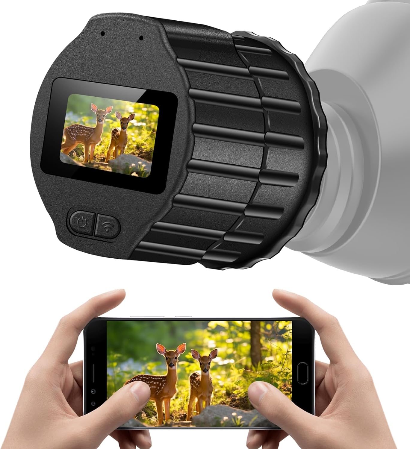 WiFi Telescope Camera Eyepiece with 1.5ft Screen & 1080P FHD