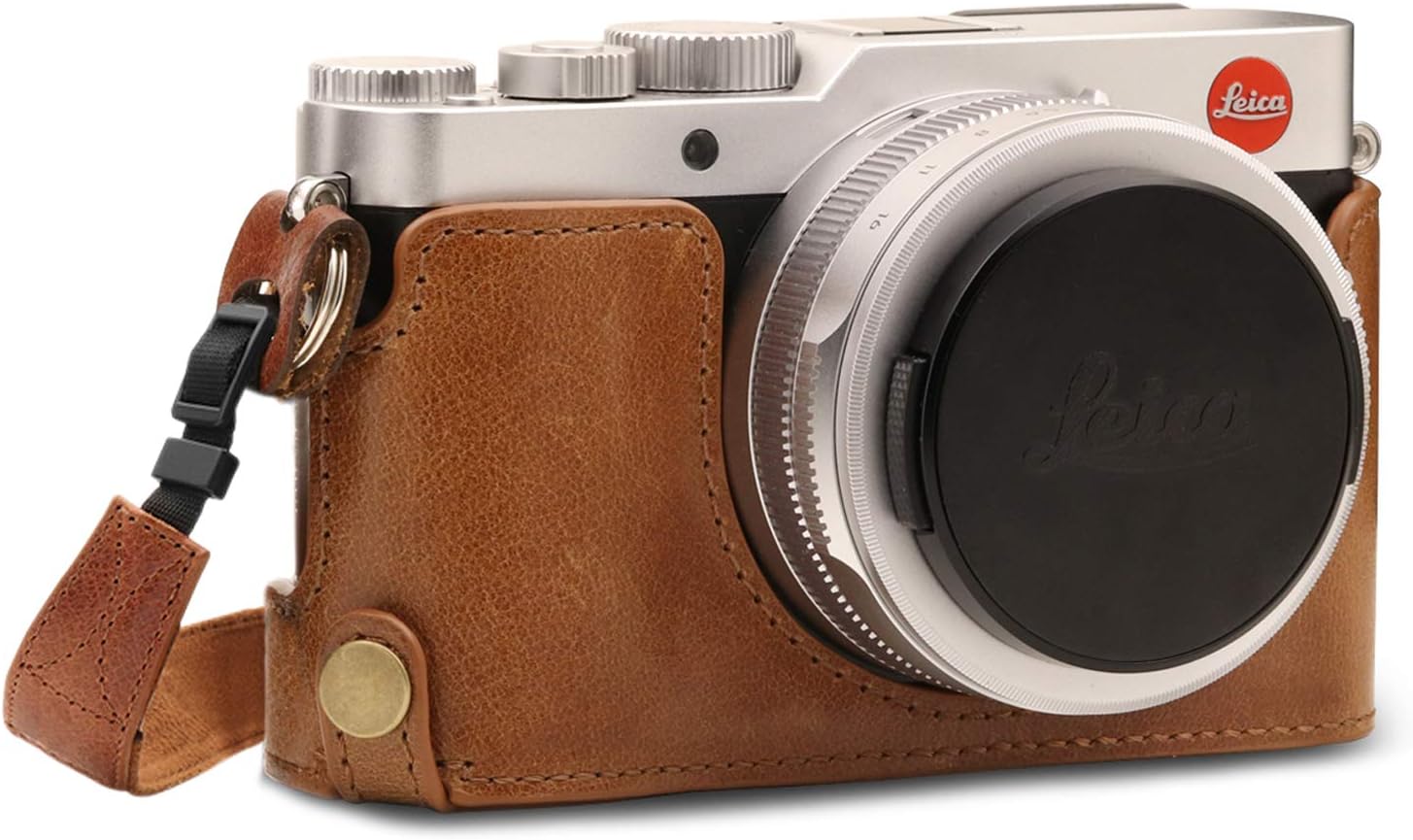 Mega Gear Leica D-Lux 7 D-Lux 8 Leather Camera Half Case