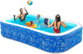 Nattork Inflatable Pool for Kids and Adults - Family Full-Sized 118in