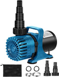 150W 3200 GPH Submersible Water Pump for Ponds & Fountains - Quiet