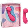 Liquid Silicone Pixies Exciter Mini Vibrator - Rechargeable Travel