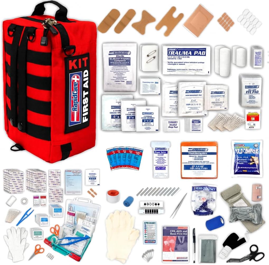 Comprehensive 300+ Piece Emergency Medical First Aid Kit