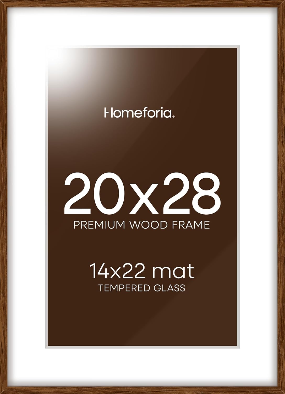 High-End Dark Oak 20x28 Picture Frame for Elegant Displays