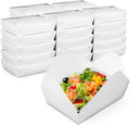 Fit Meal Prep 200 Pack 54 oz Paper Take Out Containers - Sturdy Meal