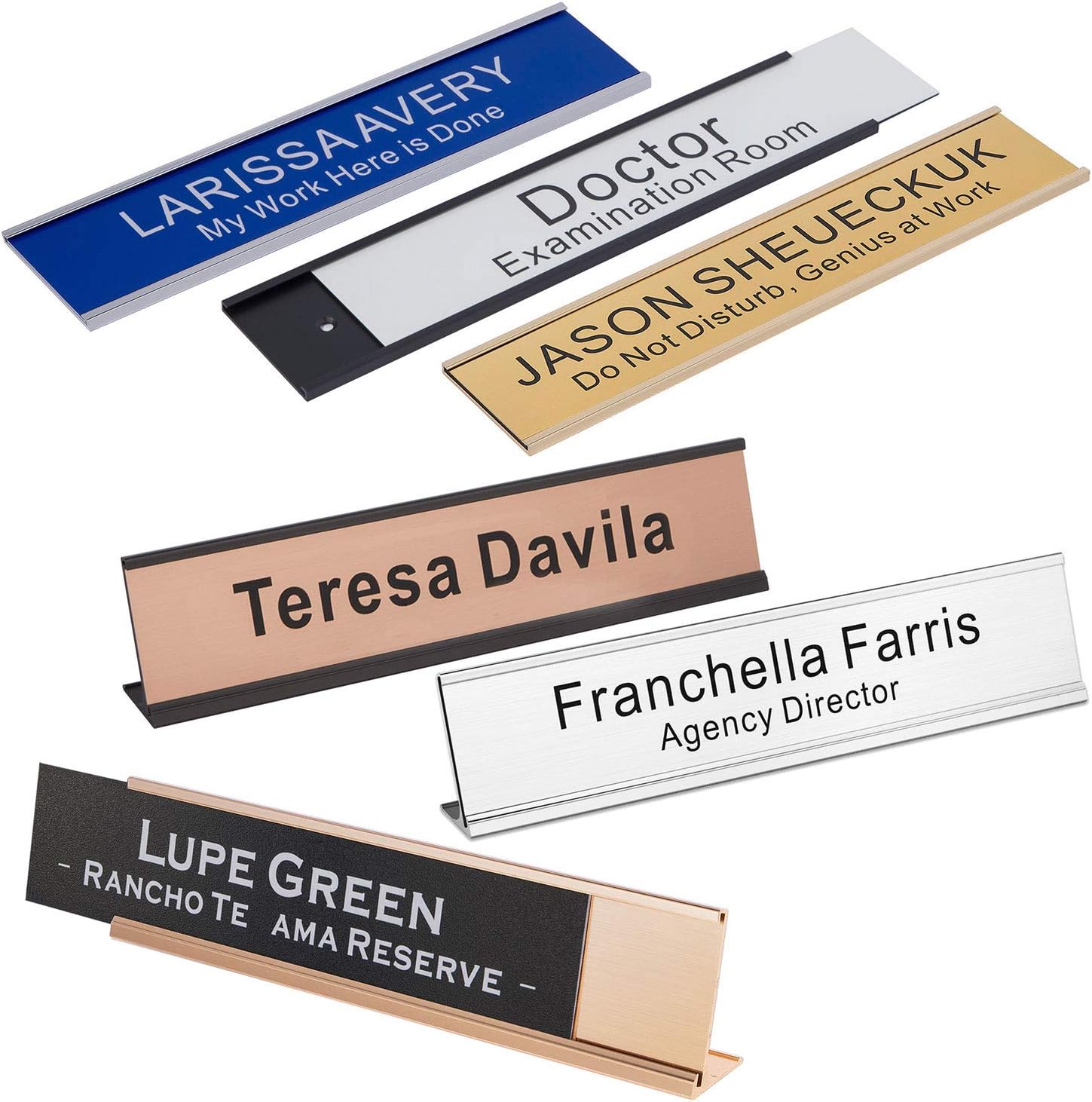 Custom Engraved Name Plate - Personalize Your Workspace!