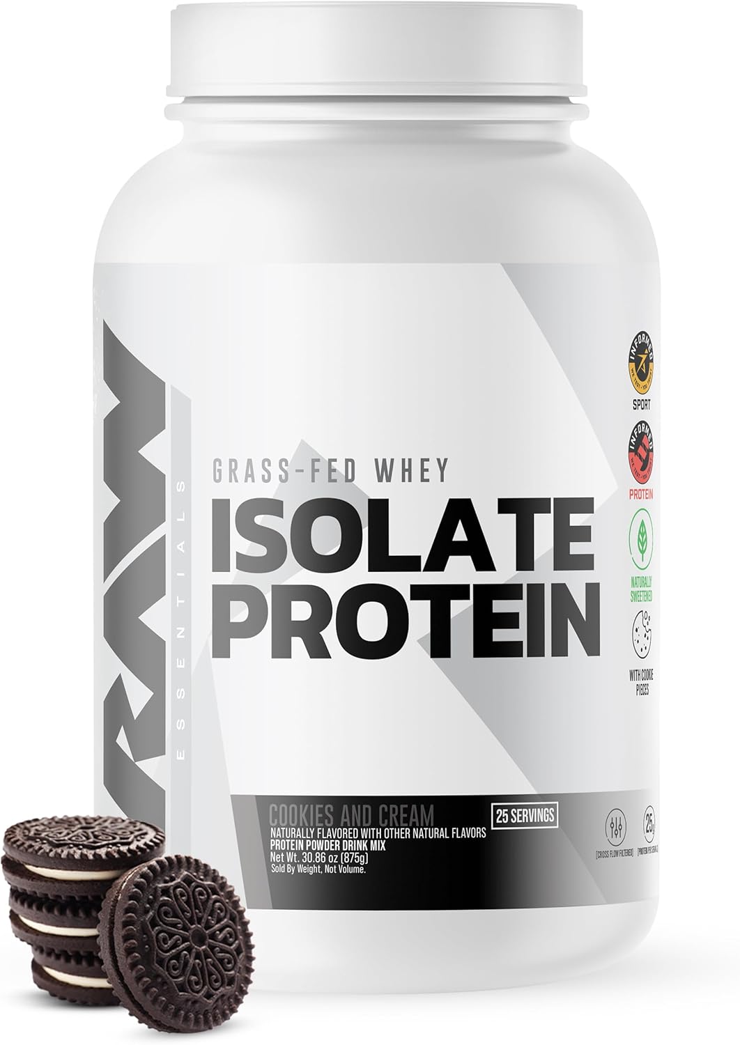 RAW Whey Isolate Protein Powder for Muscle Growth & Recovery