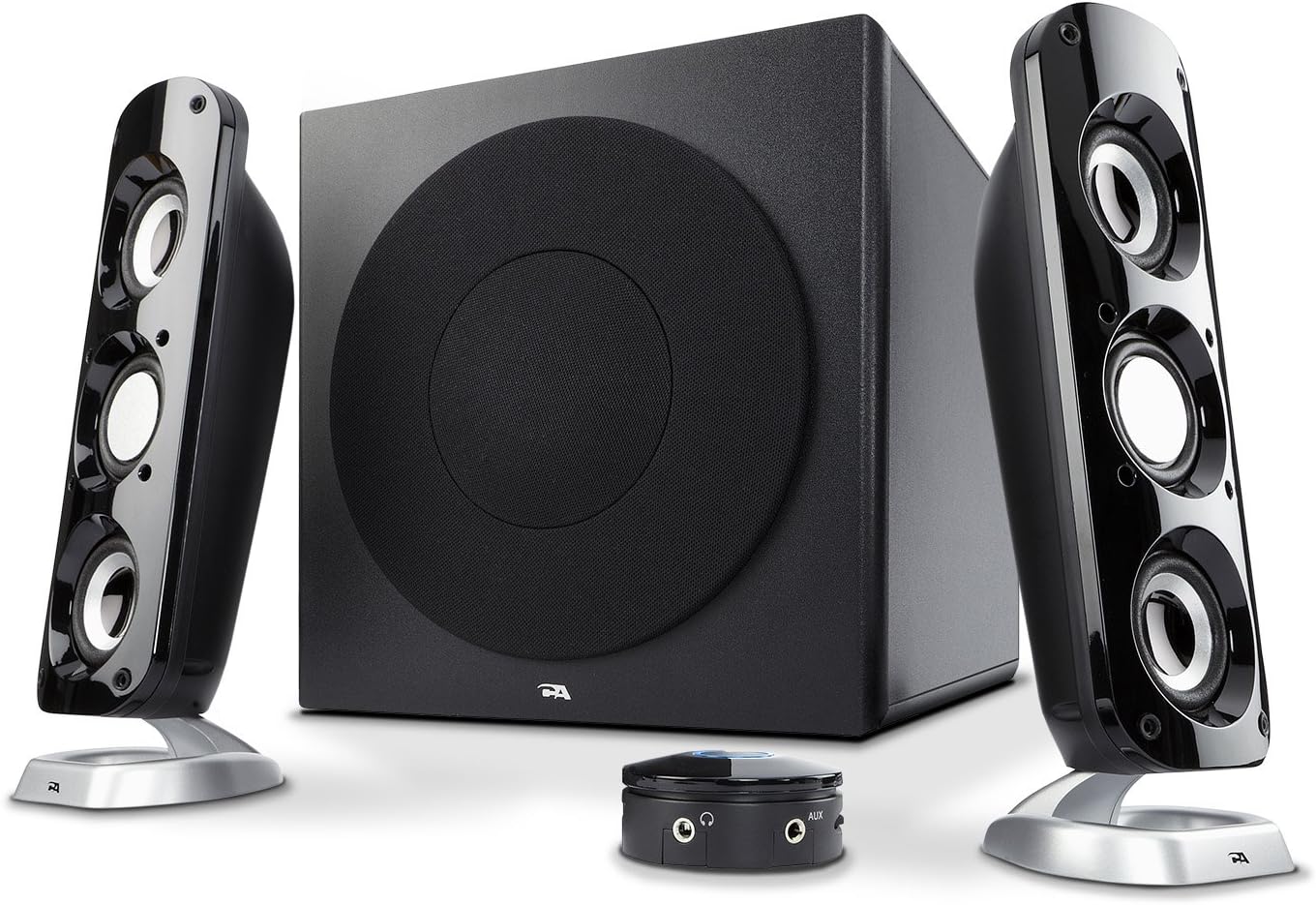 Powerful 2.1 Speaker System: Deep Bass & 92W Peak - Cyber Acoustics