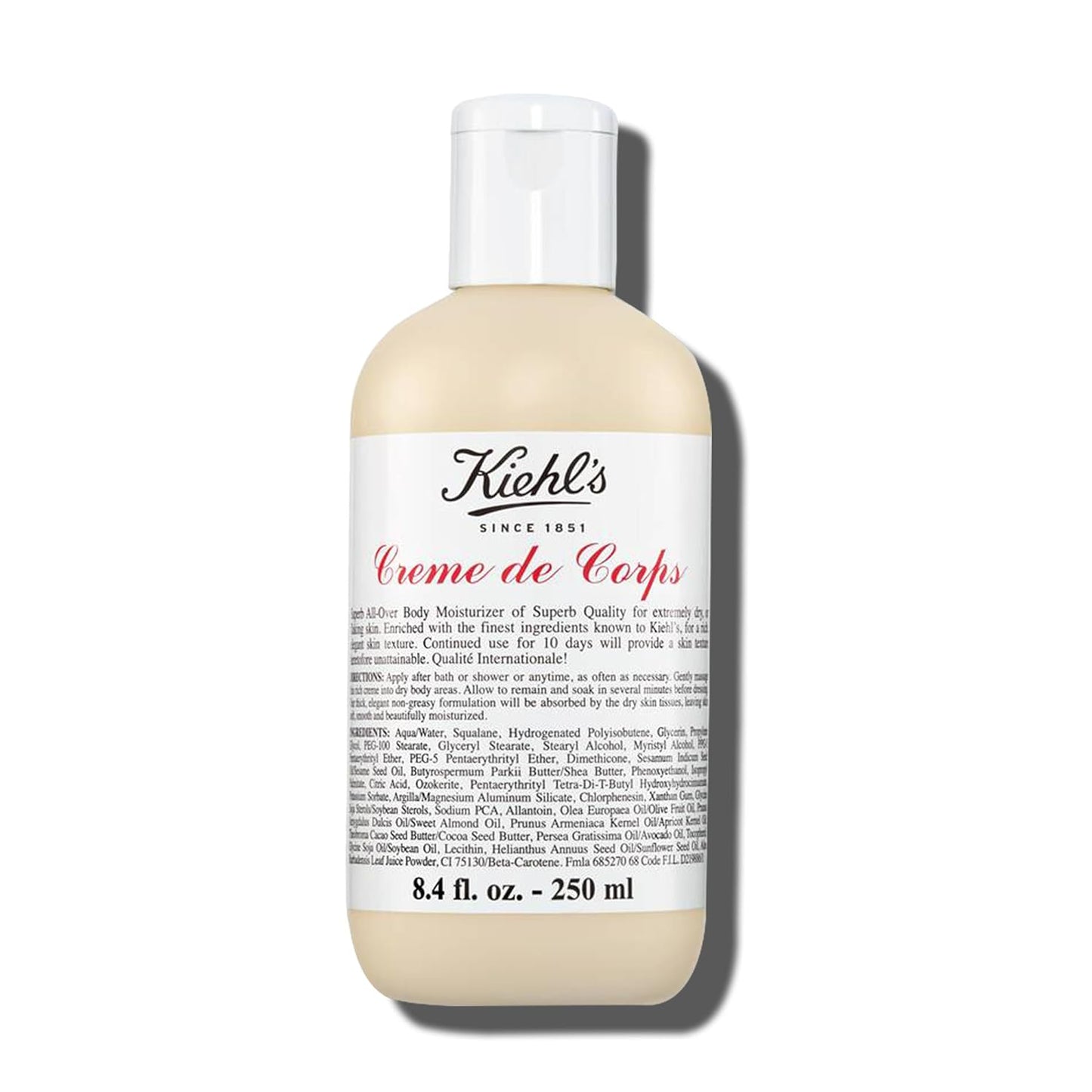 Kiehl's Creme de Corps Body Lotion for Fast Absorbing Hydration