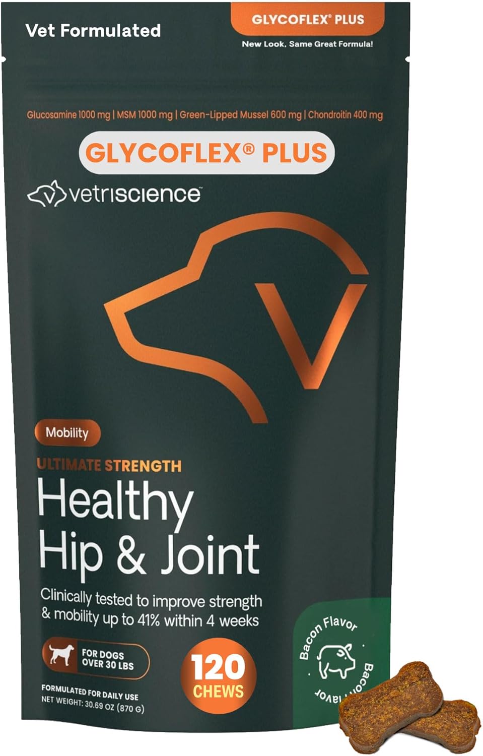 VetriScience GlycoFlex Ultimate Strength Joint Supplement