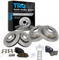 TRQ Front and Rear Brake Pad & Rotor Kit for 2013-18 Acura RDX
