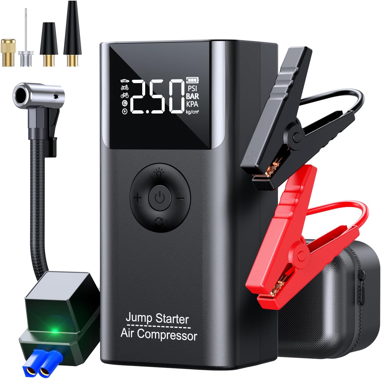 LERTIN 2500A Jump Starter: Power up Any Engine Fast!