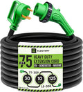 30 Amp 75 ft RV Power Extension Cord TT-30P to L5-30R - Heavy Duty