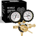 RX WELD Nitrogen Regulator CGA580 0-800 PSI - Durable Purge Tool