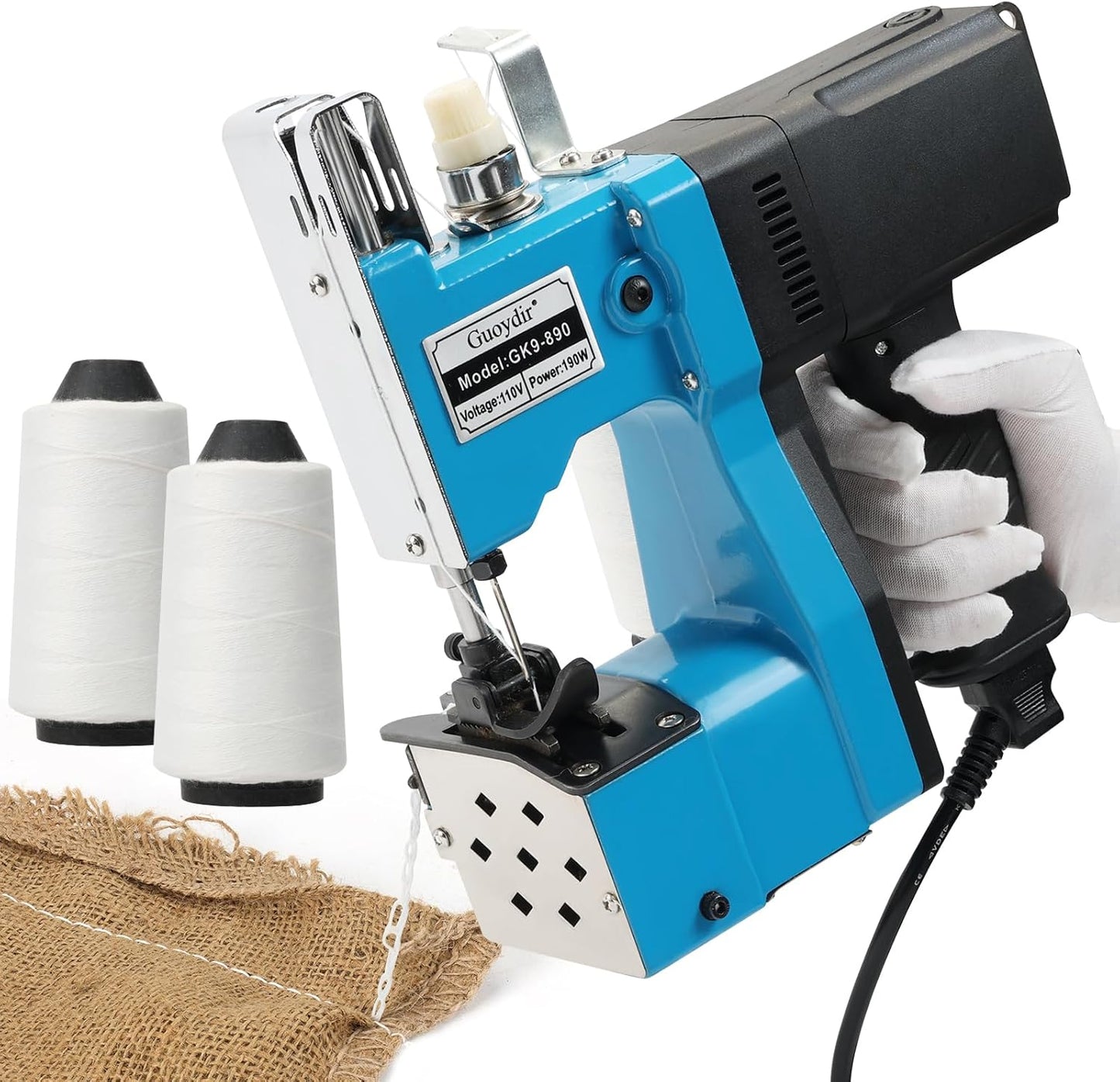 Portable Heavy-Duty Sewing Machine for Industrial Use