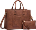 LOVEVOOK Laptop Tote Bag 15.6 in - Vintage Waterproof Work Tote