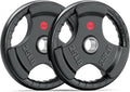 Rubber Weight Plates for Barbell - Ideal for Weightlifting and Gym