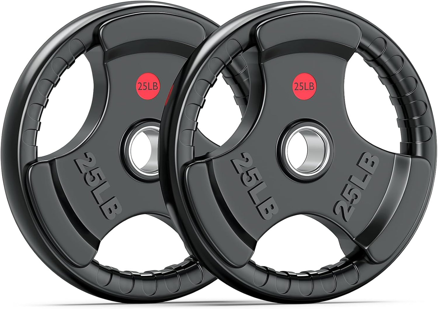 Rubber Weight Plates for Barbell - Ideal for Weightlifting and Gym