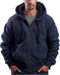 Heavyweight Sherpa Fleece Hoodies for Men by Zerenfy