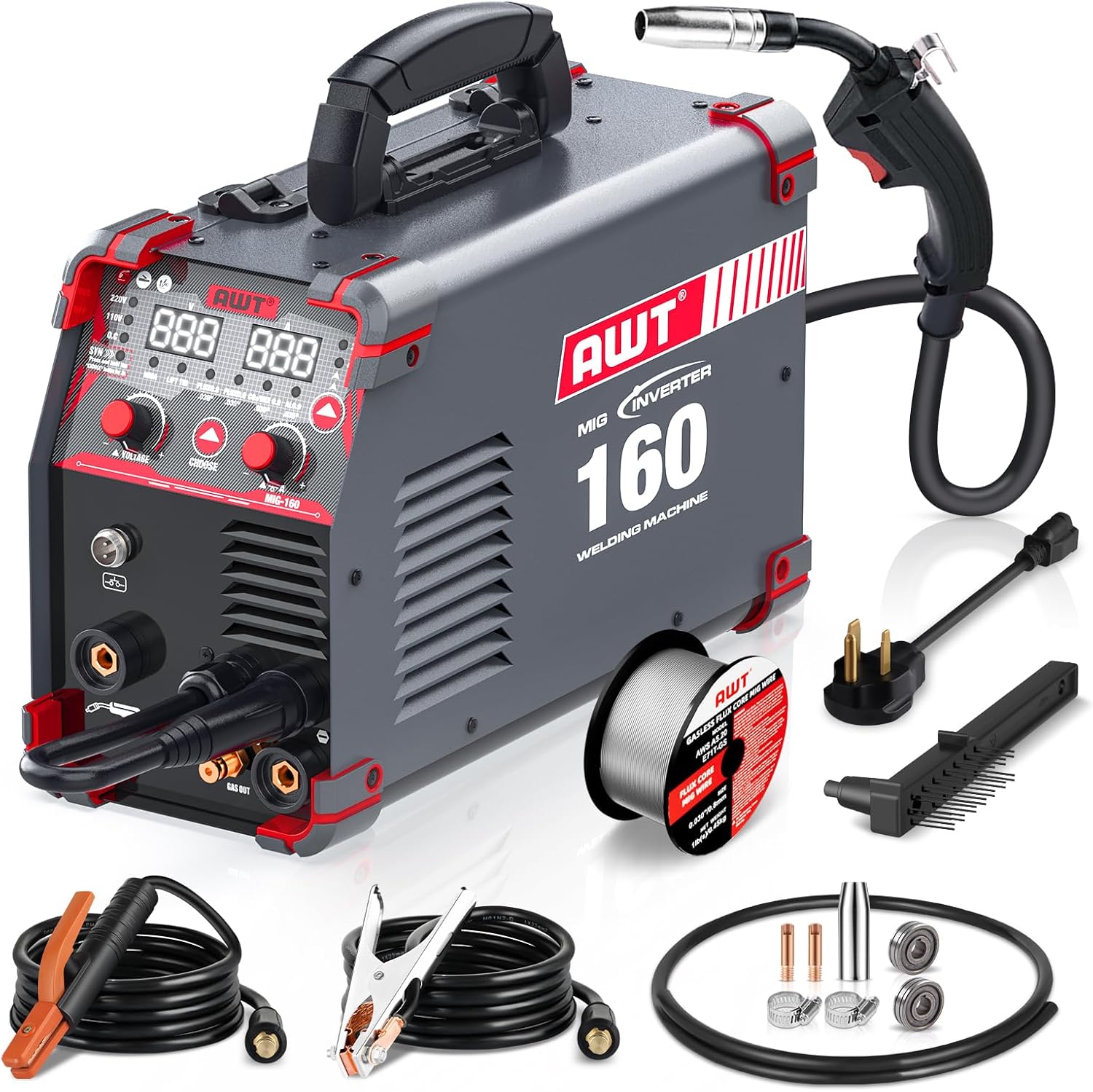 AWT Simplified Aluminum 160A MIG Welder for Multi-Process Use