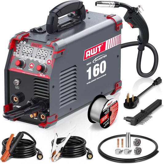 AWT Simplified Aluminum 160A MIG Welder for Multi-Process Use