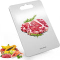 Titanium Cutting Boards For Kitchen - Durable Double-Sided Stainless