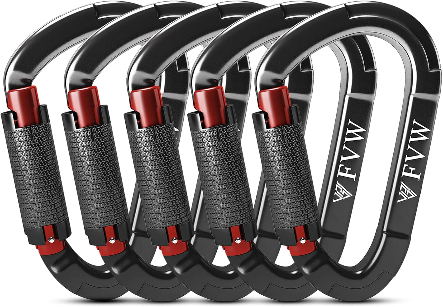 Ultra Strong 25KN Auto-Locking Carabiner Clip by FVW