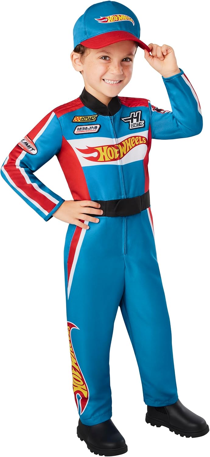 Hot Wheels Driver Costume for Toddlers - Racecar Outfit Fun