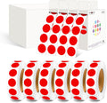 PARLAIM 1/2 in Dot Stickers 10 Rolls 10000pcs - Color-Code Labels