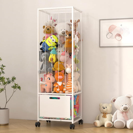 Extra Large Stuffed Animal Storage Zoo for Kids Playroom