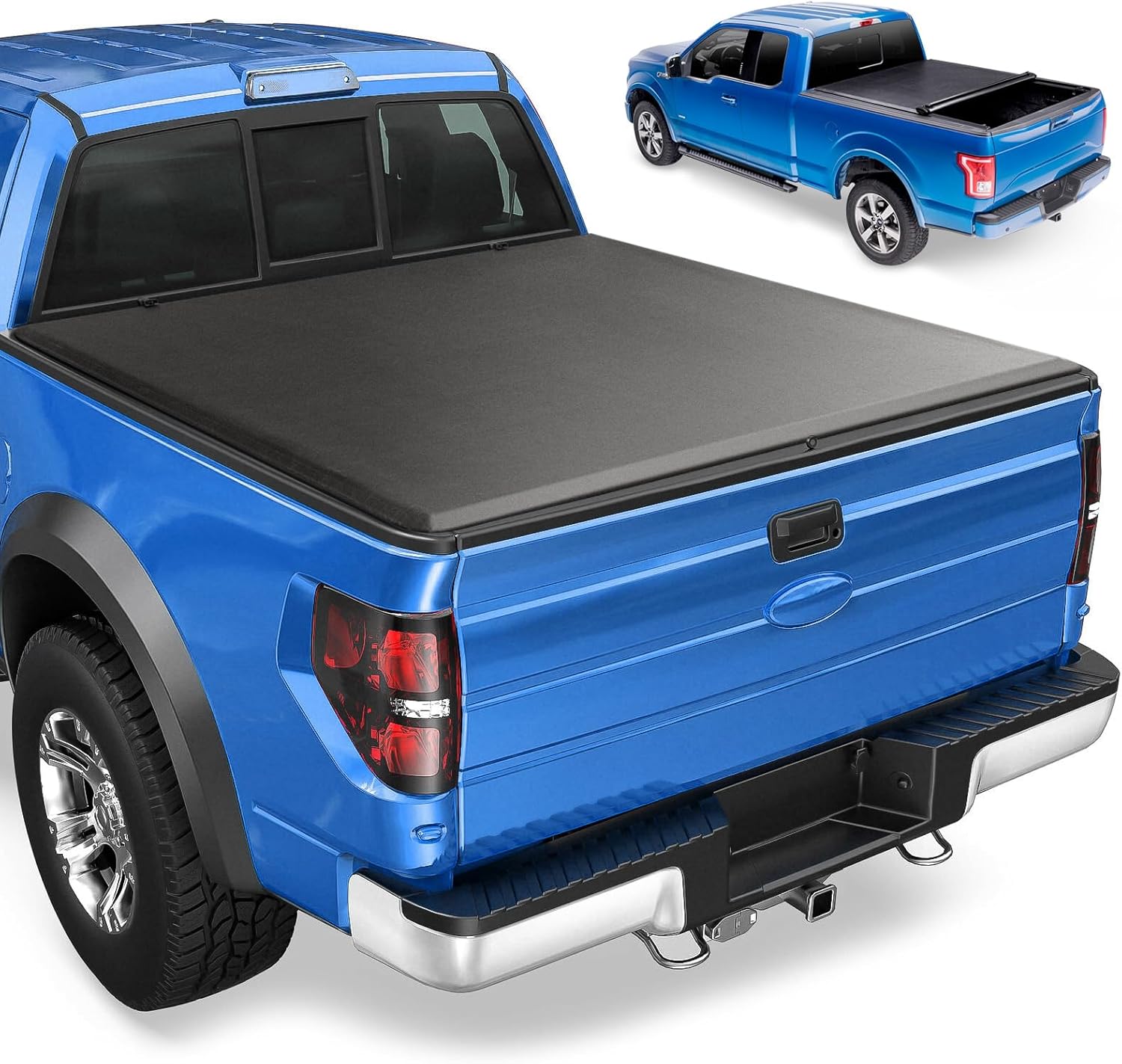 Soft Roll-up Truck Bed Tonneau Cover for Chevy Silverado 2500HD