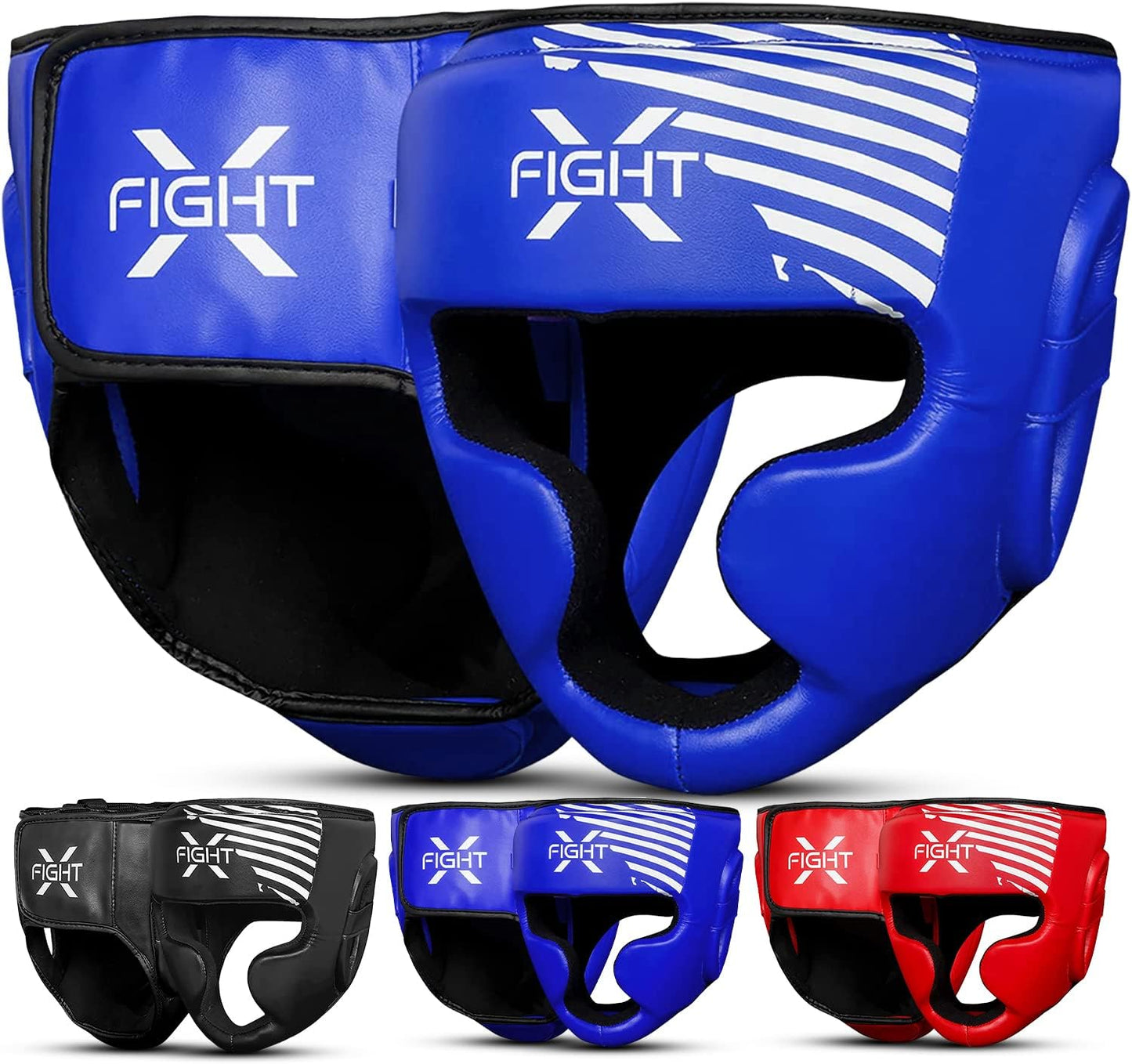 FightX Synthetic Leather Boxing Headgear