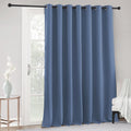Blackout Patio Sliding Door Curtains - Thermal Stone Blue for Total